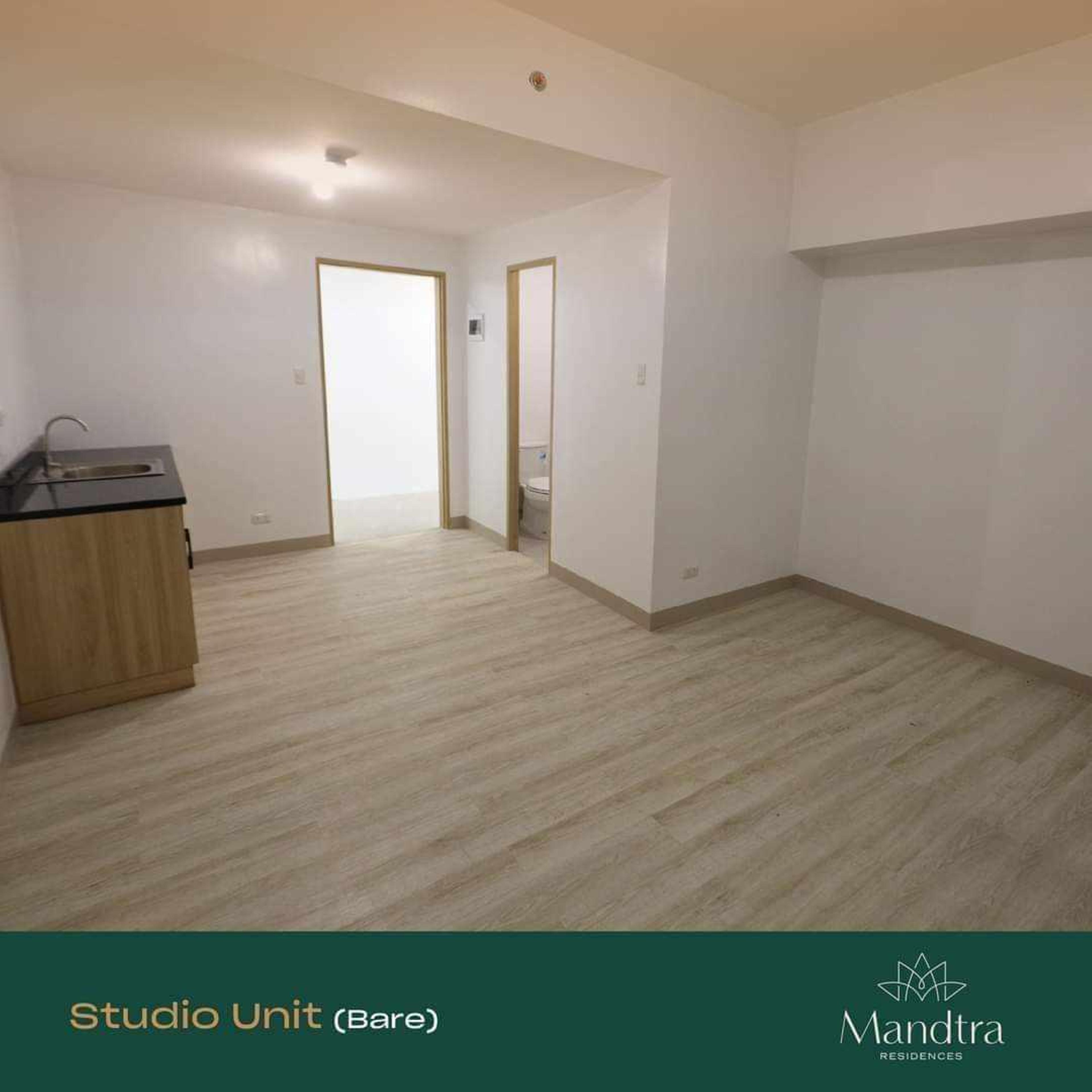 Studio Type with Balcony - Mandtra Residences